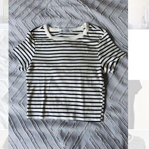 Striped crop top